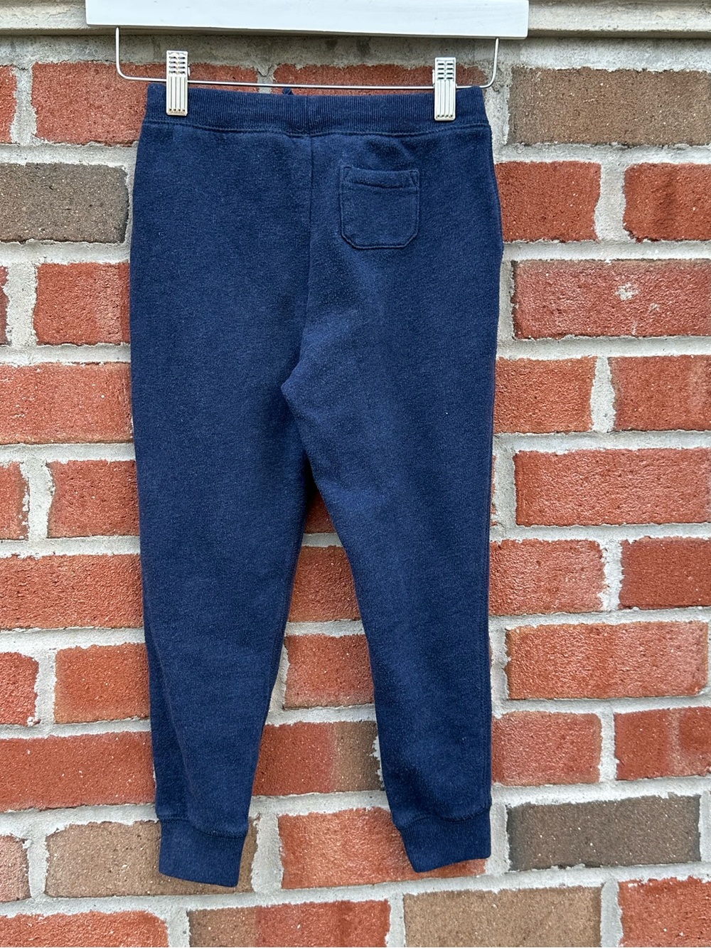 Polo Ralph Lauren kids Navy Blue Fleece Jogger Pants Size 6 - Picture 2 of 10